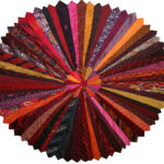 circular rug made of ties