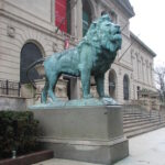 Building of the Art Museum in Chicago
